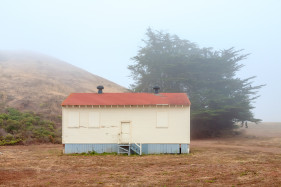 Empty military cabin, Golden Gate National Recreation Area, Sausalito, California, United States