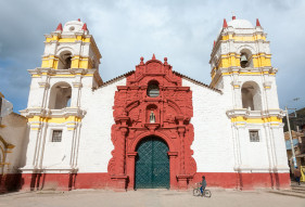 Igleisia Santo Domingo church in Huancavelica, Peru, South America