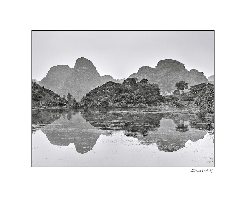 Karst mountain landscape at Ninh Xuân, Hoa Lư District, Ninh Bình Province, Vietnam