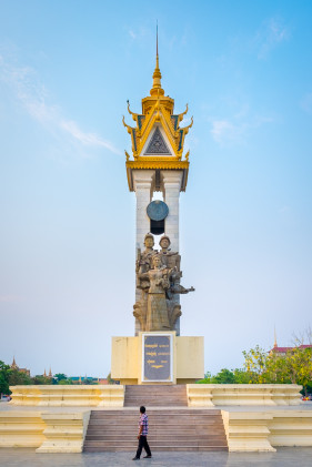 Cambodia-Vietnam Friendship Monument, Phnom Penh, Cambodia