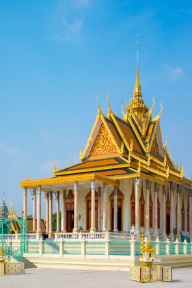 The Silver Pagoda (Wat Preah Keo Morakot), Royal Palace, Phnom Penh, Cambodia