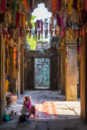 Banteay Kdei temple, Angkor, UNESCO World Heritage Site, Siem Reap Province, Cambodia