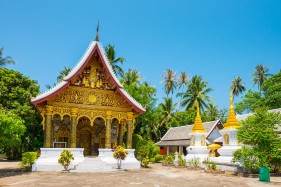 Wat Paphaimisaiyaram temple and stupas, Luang Prabang, Louangphabang Province, Laos