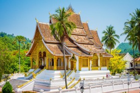 Haw Pha Bang temple on the grounds of the Royal Palace, Luang Prabang, Louangphabang Province, Laos